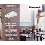 Panasonic PACi Under Ceiling Indoor Unit