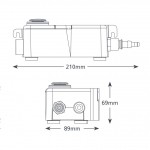 Aspen FP1056 Mini Tank Pump dimensions